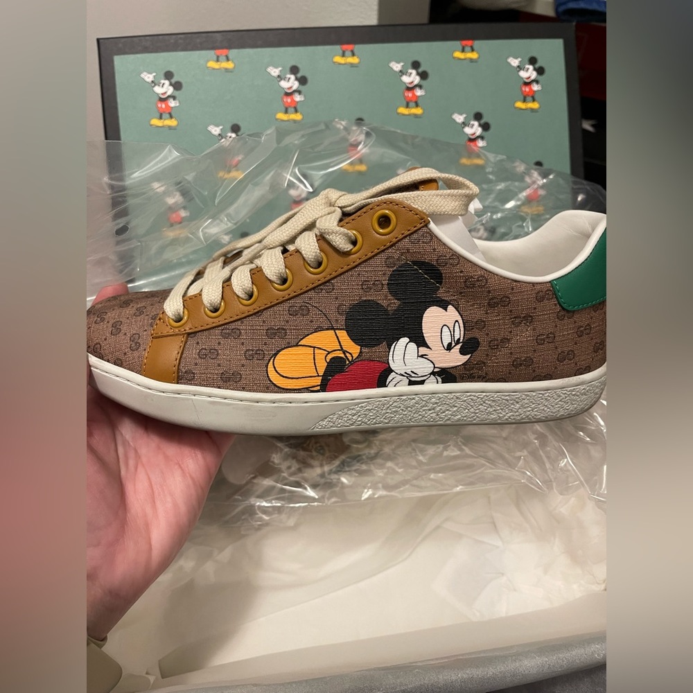 Gucci mickey mouse shoes